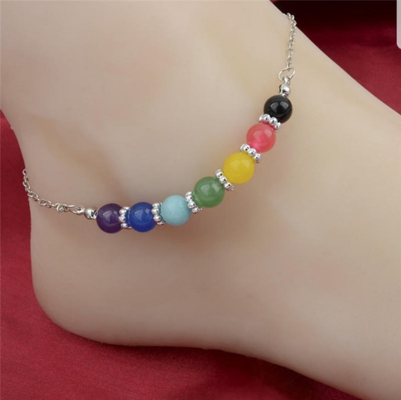 Fashion Jewelry Jewelry - 7 Natural Stone Anklet NWOT